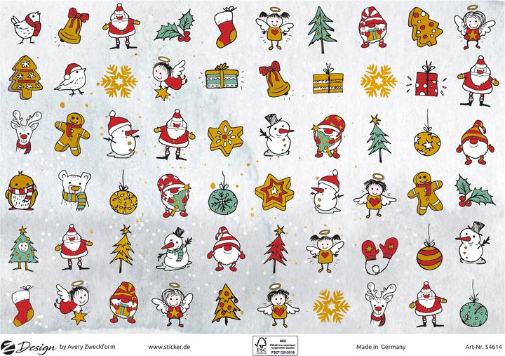 Image du produit Avery Autocollants de Noël