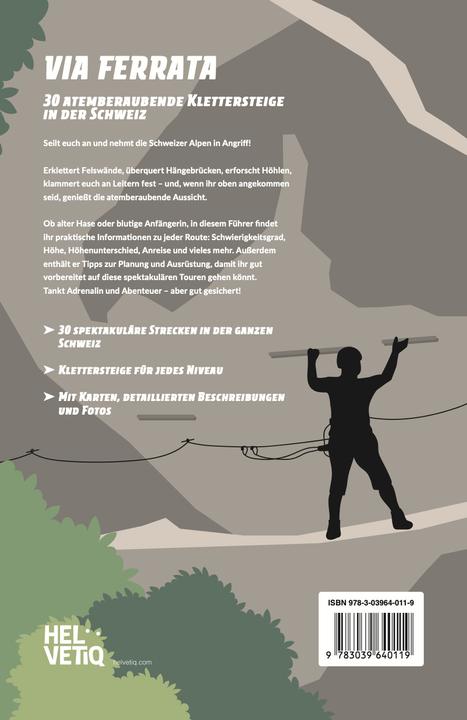 Produktbild Helvetiq Via Ferrata (Deutsch, Florian Müller, Sébastien Anex, 2023)