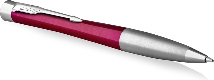 Actual product image Parker Ballpoint pen TWIST URBAN Vibr. C.C. bl. M (Magenta, Stainless steel, 1 x)