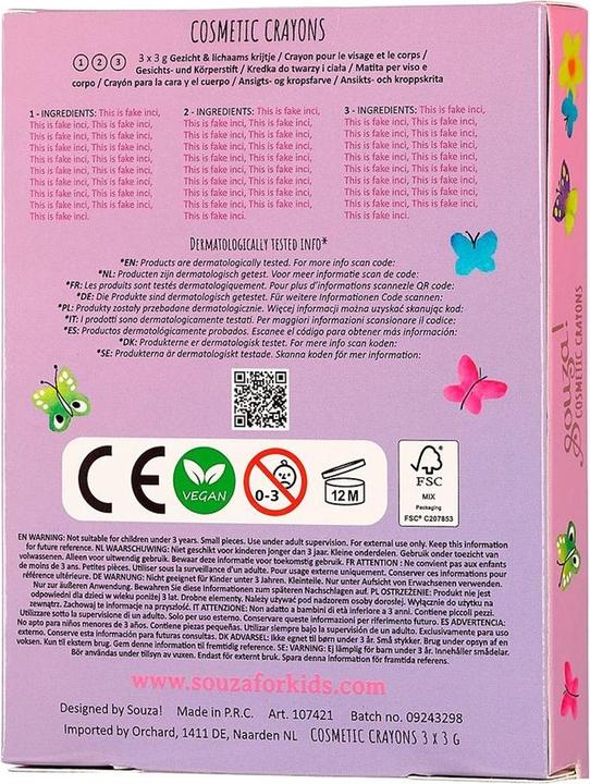 Actual product image Souza Display Kosmetikstifte