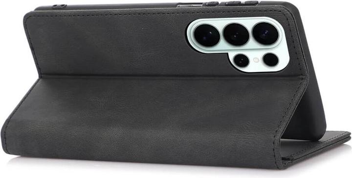 Actual product image Cover-Discount Leather-look mobile phone case with flip function (Samsung Galaxy S26 Ultra)