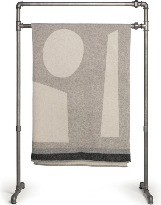 Actual product image Markslöjd Blanket Alma 180 x 130 cm, Grey (130 x 180 cm)