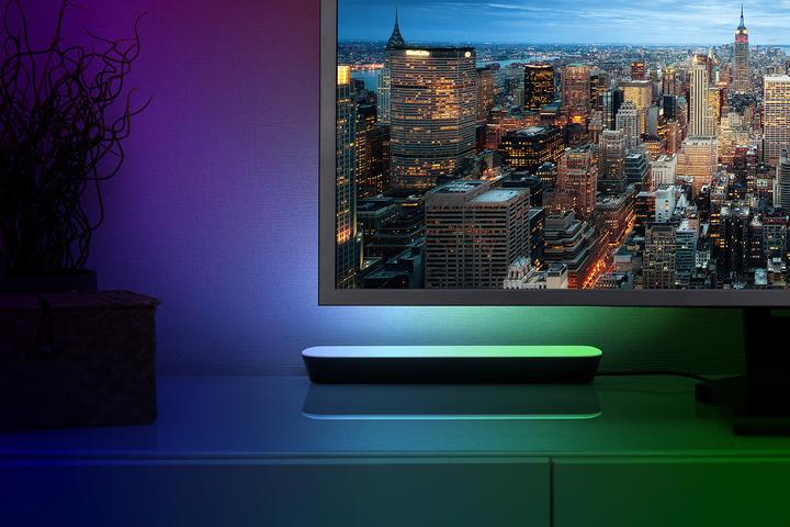 Produktbild Luminea 4er-Set WLAN-USB-Stimmungsleuchte mit RGB+CCT-LEDs, App, 80lm, 3,5 W (IP44)