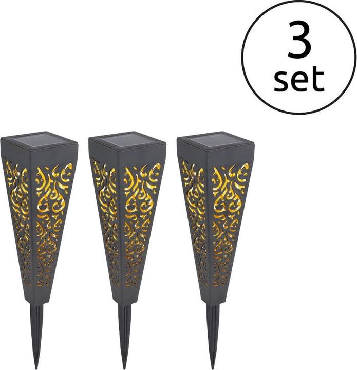 Produktbild Globo Solarleuchte schwarz 1xLED (IP44)