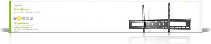 Produktbild Nedis TVWM3050BK - Pevný Nástěnný Držák TV | 60-100" | Max. 75 kg | Vzdálenost od Stěny 30.5 mm (Wand, 75 kg, 60" - 100")