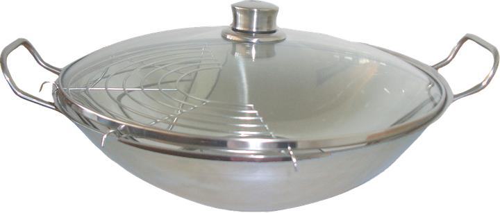 Produktbild Bosch Hausgeräte Hez390090 (Wok Pfanne, Edelstahl, 39 x 9.50 cm)