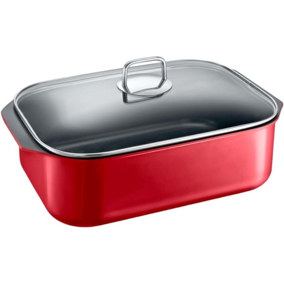 Schulte-Ufer SchulteUfer 166634 ri casserole Gloria 34 cm red, Padella + Pentola, Rosso