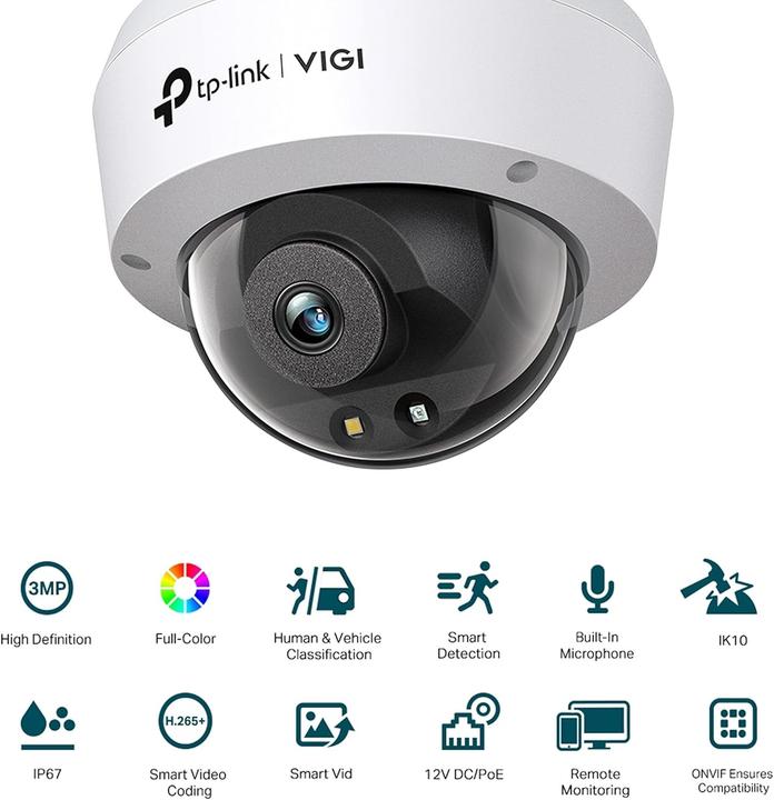 Produktbild TP-Link VIGI C230(2.8MM) - (2304 x 1296 Pixels)