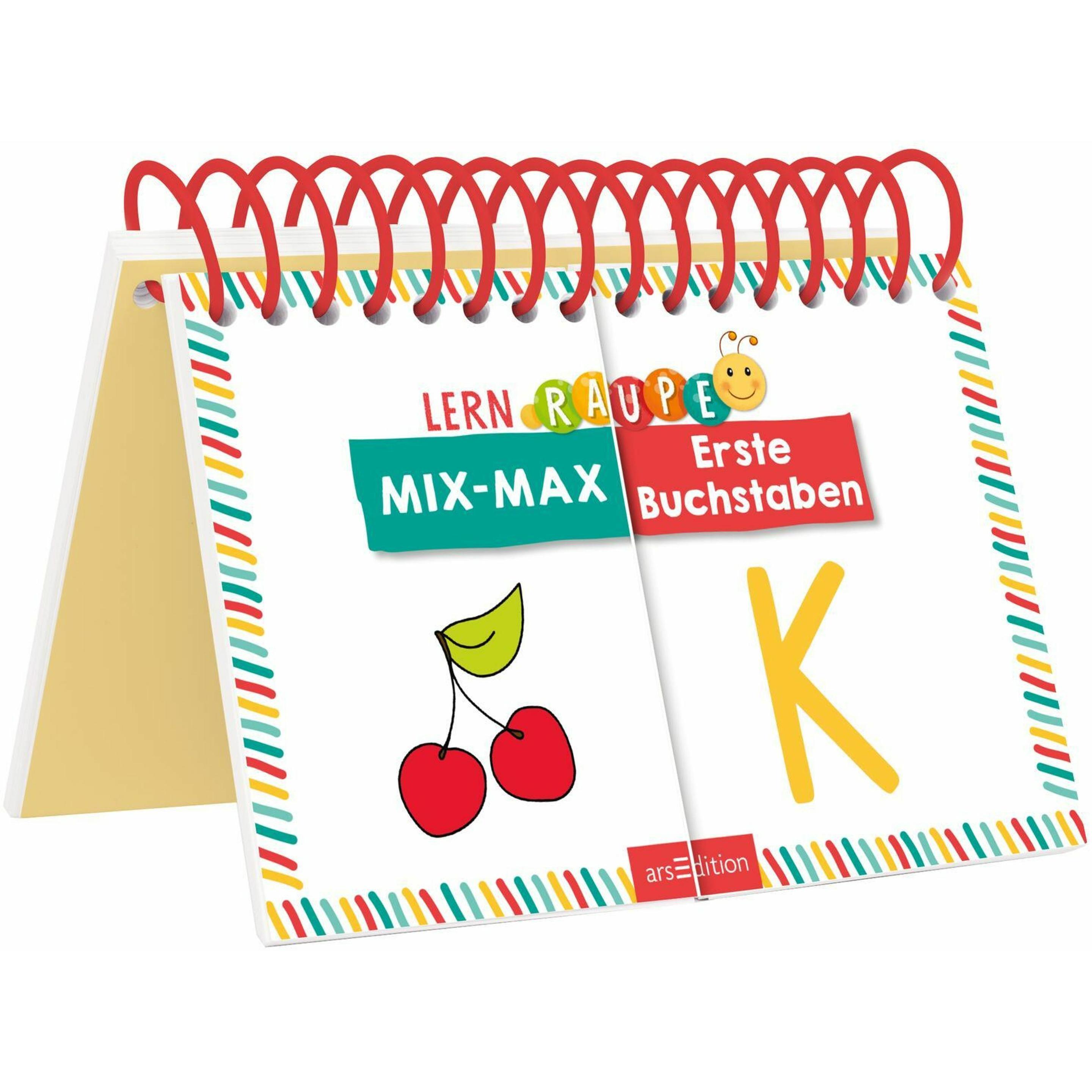 Ars Edition Lernraupe - Mix-Max Erste Buchstaben (Deutsch)