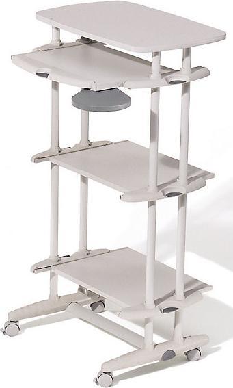 Image du produit Rocada Table PC avec roulettes grise 68,0 x 53,0 x 126,0 cm (68 x 53 x 126 cm)