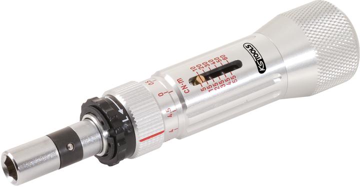 Produktbild KS Tools 1/4" ESD-Drehmomentschraubendreher Mikrometerskala, Skale (mech.), 5-60 cNm (1/4")