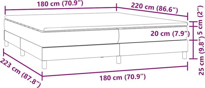 Produktbild vidaXL Carna (180 x 220 cm)