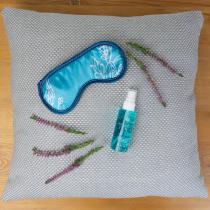 Produktbild Accentra Wellness-Set RELAXING SPA in Geschenkbox, inkl. 60ml Kissenspray, Schlafmaske, angereichert mit Lave (Haarpflege Set)