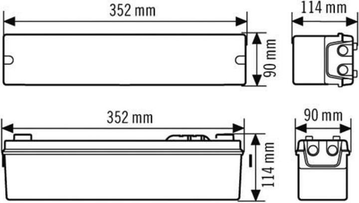 Actual product image Esylux Emergency light