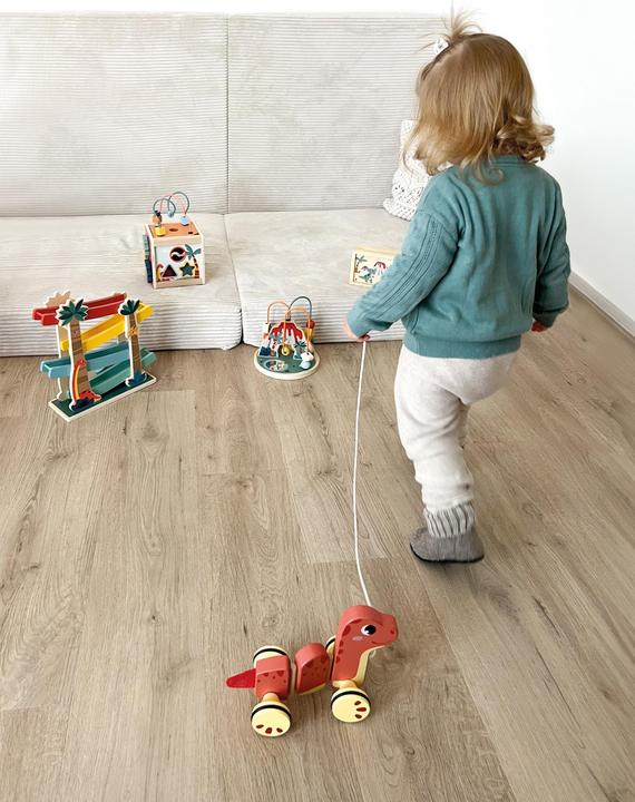 Produktbild small foot Nachziehtier „Dino“