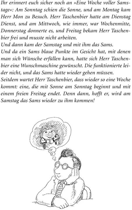 Actual product image Am Samstag kam das Sams zurück (German, Paul Maar, 1980)