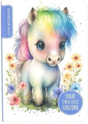 Teka Notizbuch A6/64K Einhorn FRESH line (A6, À rayures)