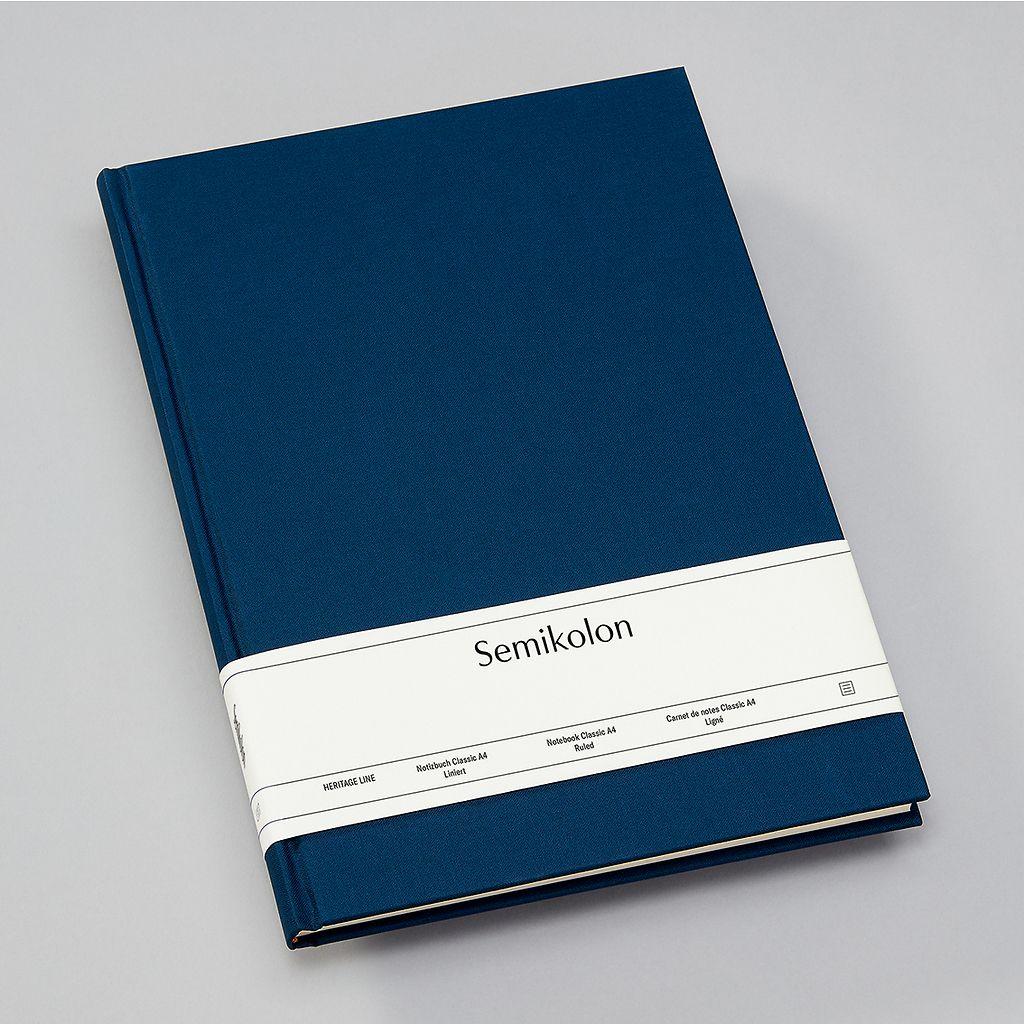Thumbnail - Semikolon, Heft + Block, Classic (A4, Liniert, Harter Einband)
