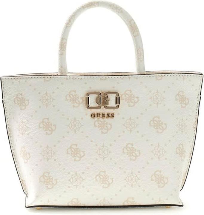 Beige, white, White logo
