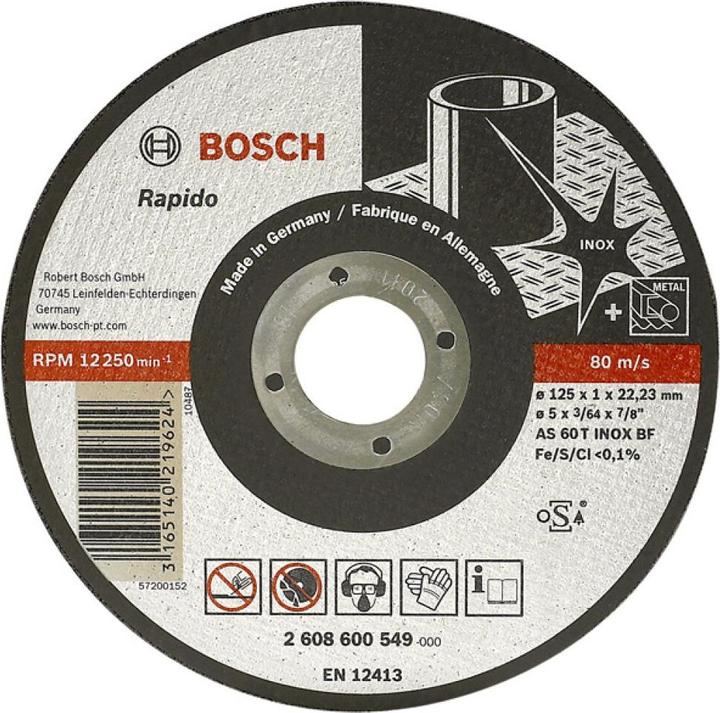 Actual product image Bosch Professional Zubehör PRO Stainless Steel cutting disc, 230 x 2 x 22.23 mm