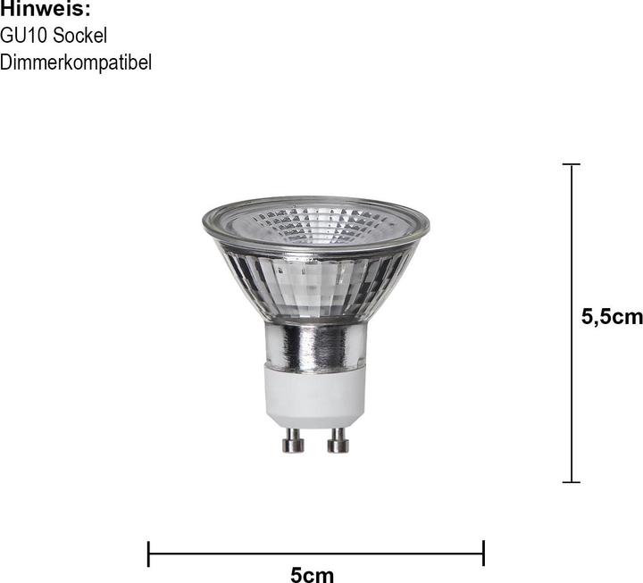 Actual product image Star Trading Spotlight (GU10, 4.80 W, 460 lm, 1 x, E)