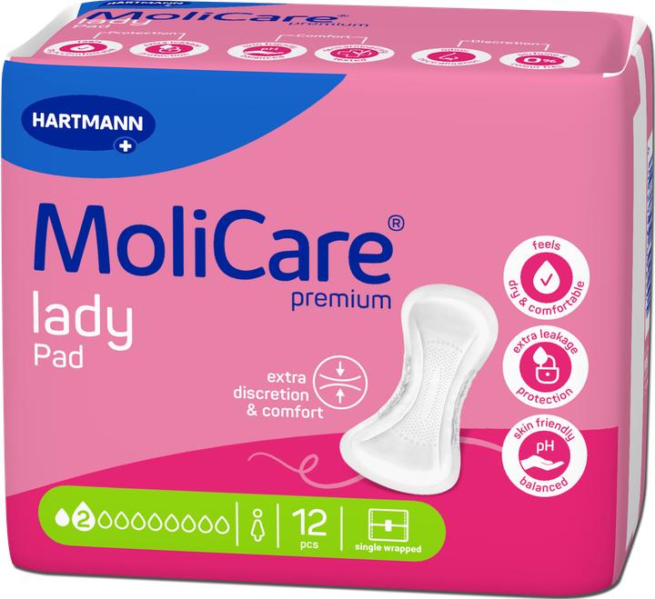 Image du produit MoliCare lady pad 2 Protections anatomiques (12 x, 2)
