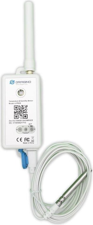 Produktbild Dragino LHT52 Indoor LoRaWAN Temperatur- und Feuchtigkeitssensor 868MHz