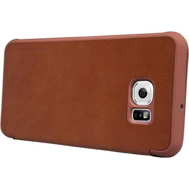 Thumbnail - Nillkin Qin Series (Samsung Galaxy S6 Edge+), Smartphone Hülle, Braun