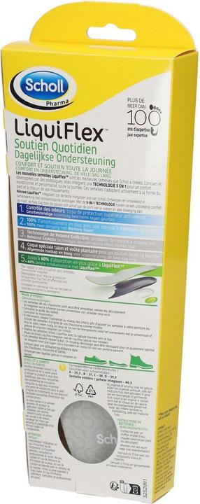 Produktbild Scholl Liquiflex Insoles for Everyday Use for Women Size 35.5-40.5