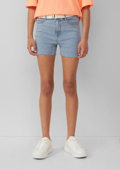 Actual product image S.Oliver Jeans-Hose Jeans-Shorts Suri / Slim Fit / High Rise / Skinny Leg / Textilgürtel (158)