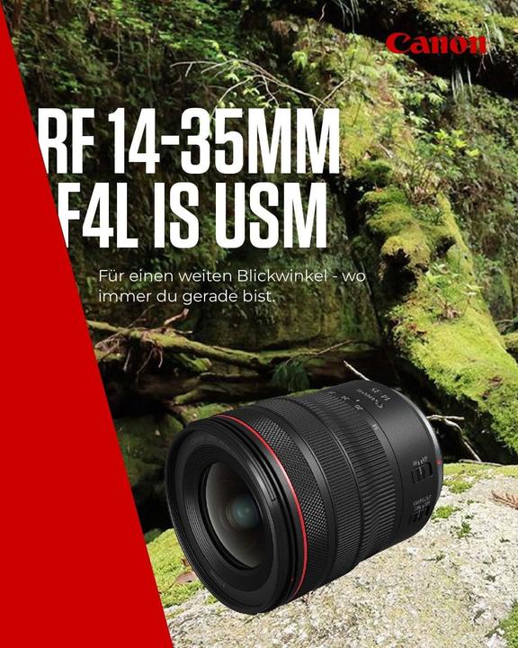 Immagine prodotto Canon RF 14-35mm f/4L IS USM - (EU) (Canon RF, Full frame)
