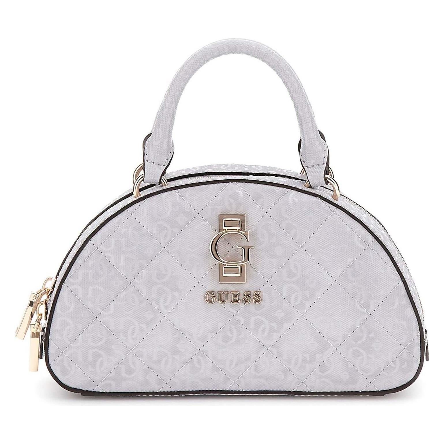Guess, Damen, Handtasche, Bessey Bowler Bag, Grau