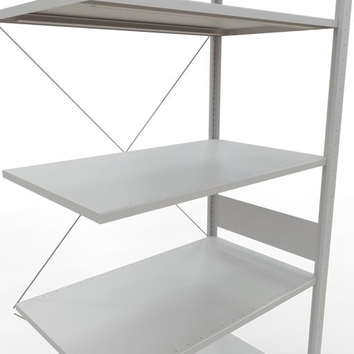 Actual product image Schulte Lagertechnik MULTIplus85 boltless bay system with cross brace