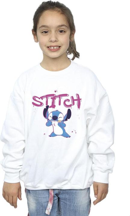 Produktbild Disney Lilo And Stitch Graffiti Sweatshirt Mädchen (128)