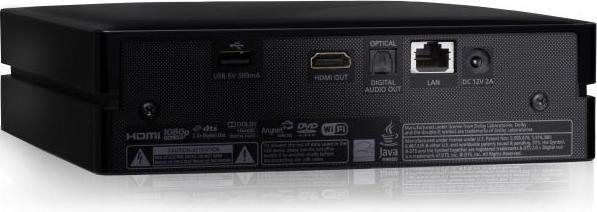 Actual product image Samsung BD-ES6000, 3D BD player, small format, integrated WLAN