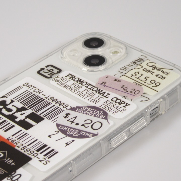 Produktbild PhoneLook Hülle Aufkleber Vintage Sticker Price-tag collage (Apple iPhone 13)
