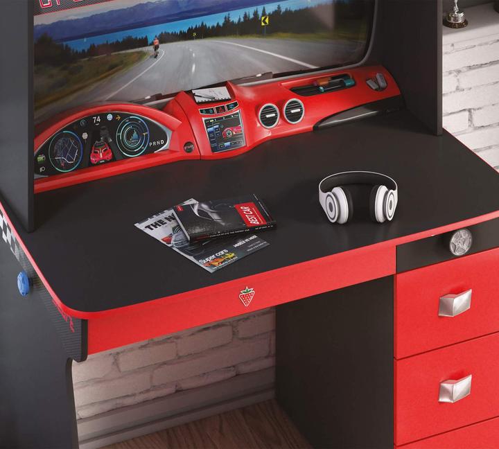 Image du produit Cilek Bureau Champion Racer avec soundsytem (117.30 x 117.12 x 196.50 cm)