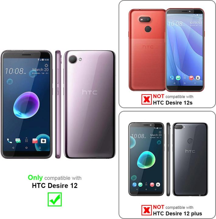 Productafbeelding Cadorabo Flip als onzichtbaar deksel (HTC Desire 12)