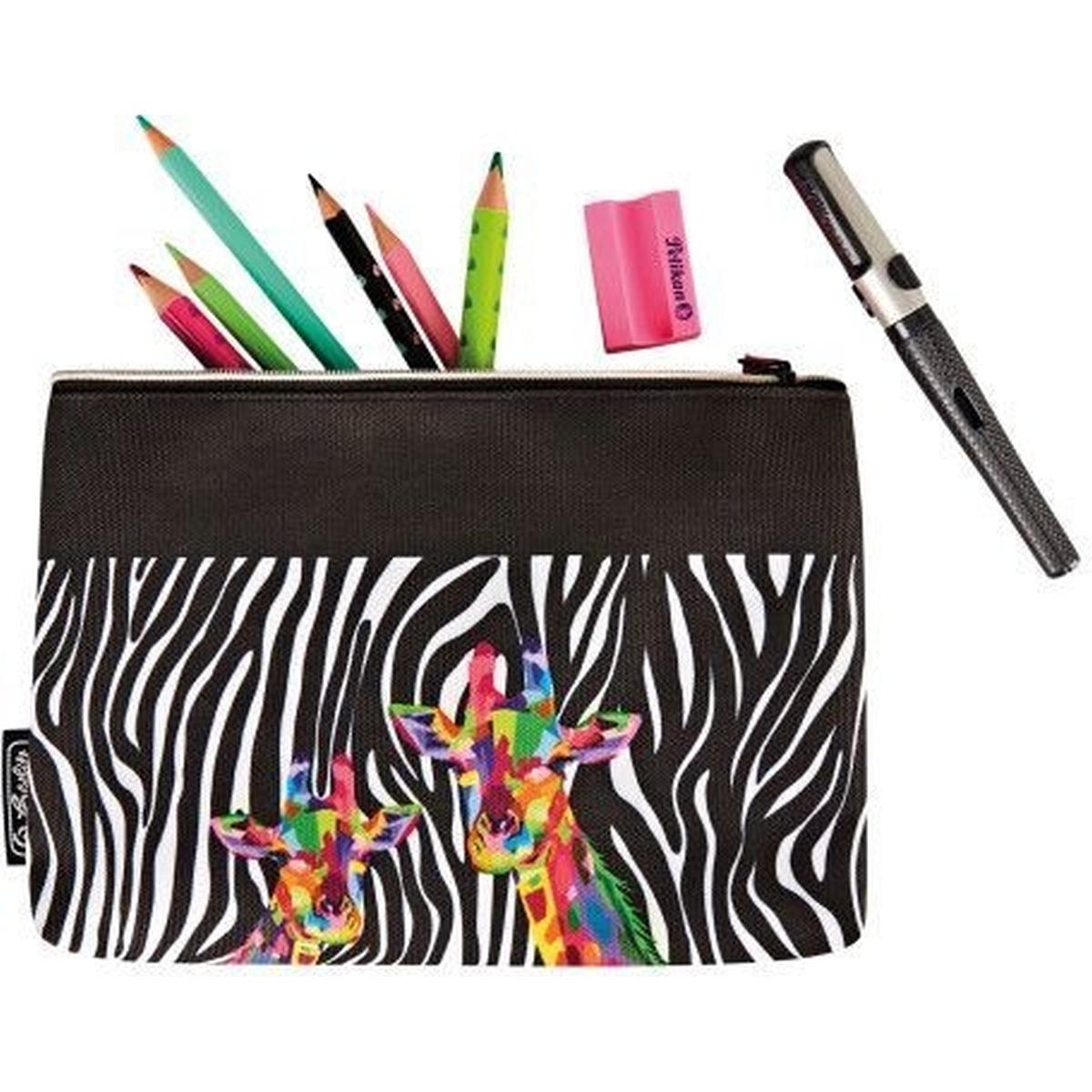 Thumbnail - Herlitz, Etui, Faulenzer flach Wild Neon