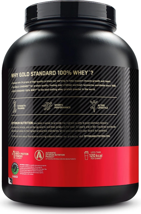 Actual product image Optimum Nutrition 100% Whey Gold Standard (Hazelnut, Chocolate, 1 pcs., 2270 g)