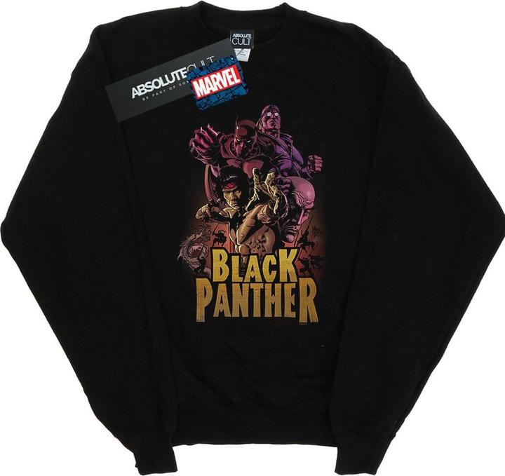 Actual product image Boys Black Panther Ninja Sweatshirt (128)