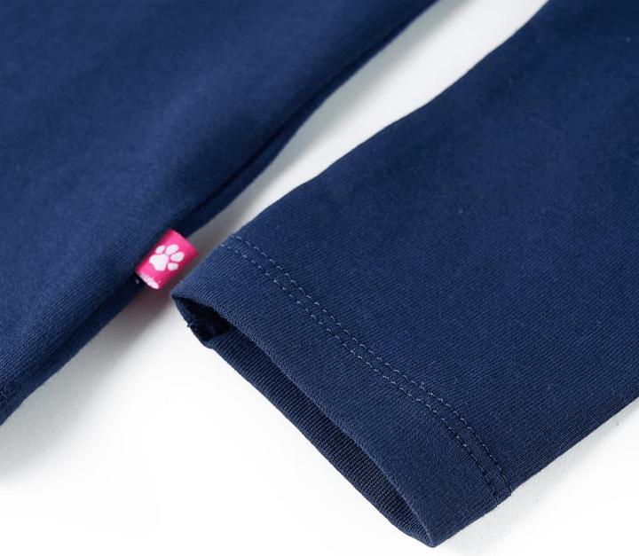 Produktbild VidaXL Kinder-Langarmshirt Marineblau 104,Material: 95 % Baumwolle (104)