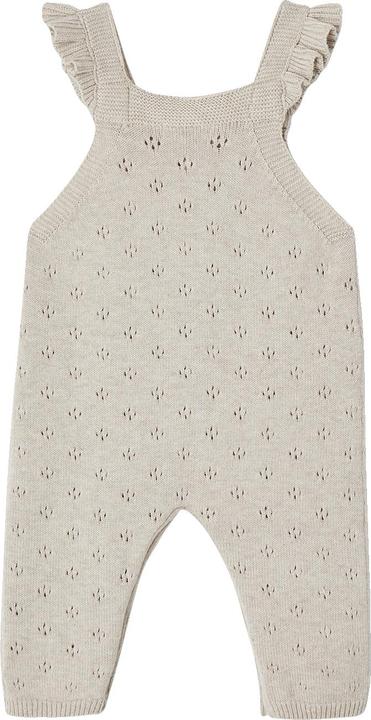 Actual product image Vertbaudet Baby knitted dungarees with flounce straps (74)