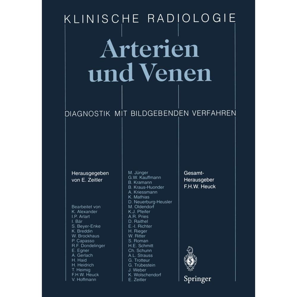 Arterien und Venen, Fachbücher von Eberhard Zeitler