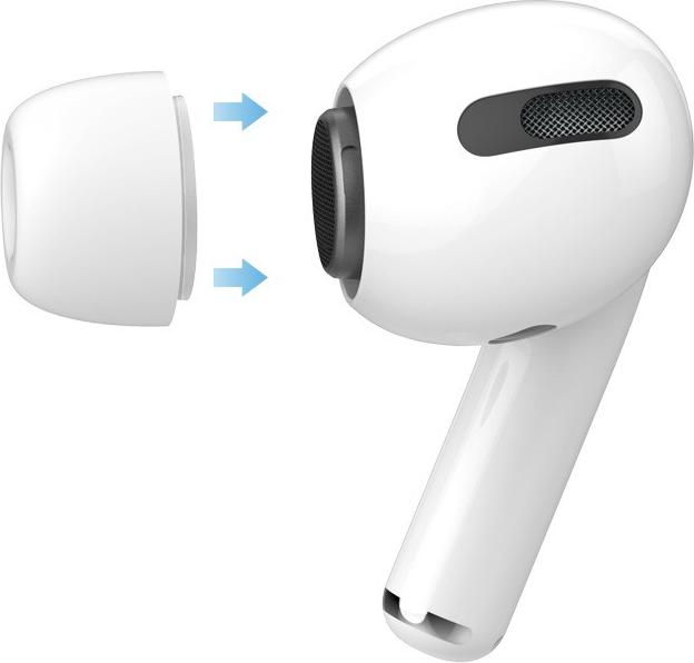 Produktbild Deltalabs Airpods Pro / Pro 2 Ohrpolster Rutschfeste Eartips Silikon (AirPods Pro)