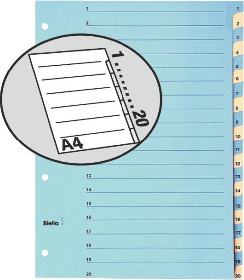 Actual product image Biella Register Cardboard coloured
