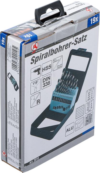 Actual product image BGS HSS Drill Set 1 - 10 mm 19 pcs.