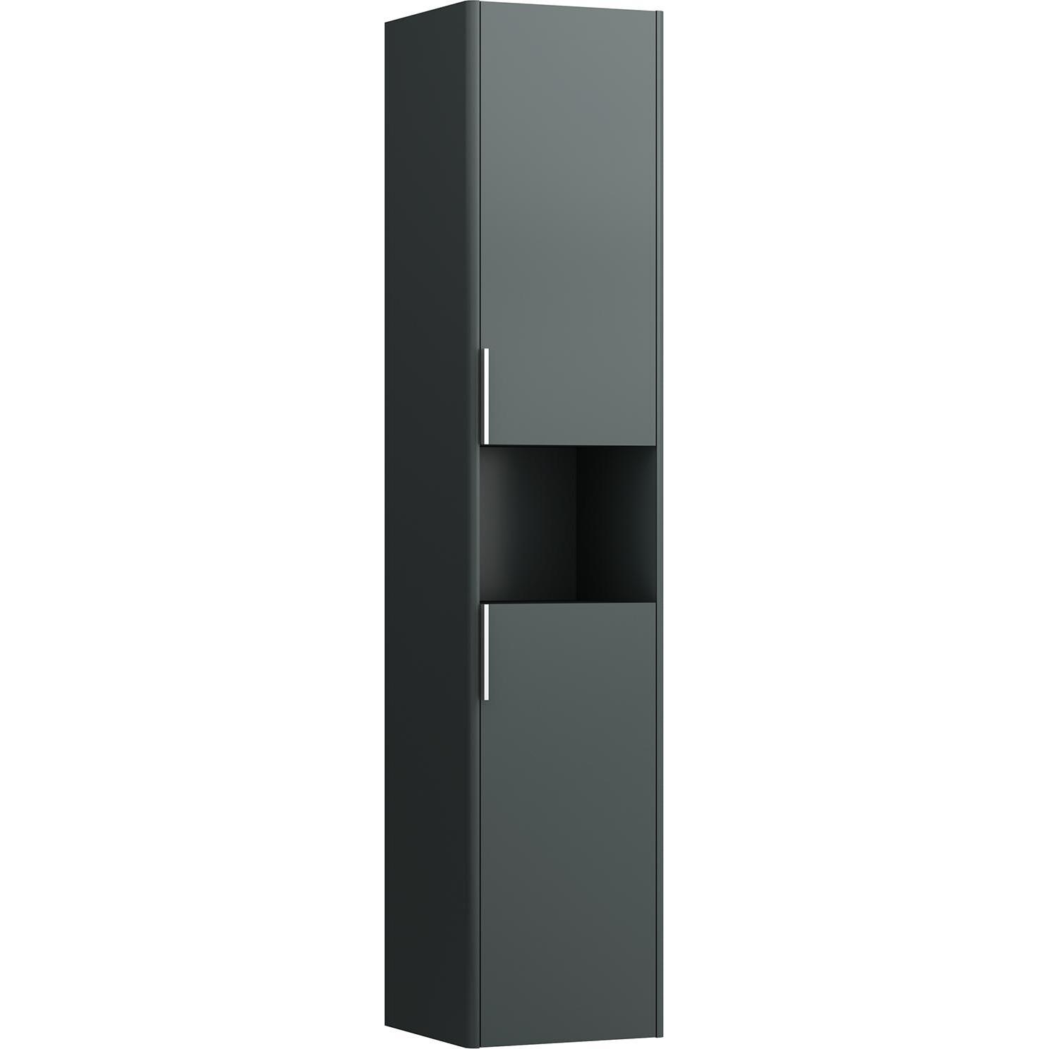 Laufen, Badezimmerschrank, Hochschrank BASE FÜR PRO S 1650x350x336mm Scharn. li verkehrsgrau (350 x 335 x 1650 mm)