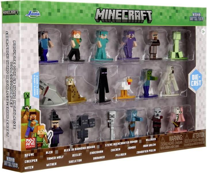 Produktbild Jada Minecraft Multi-Pack Nanofigs, Wave 12