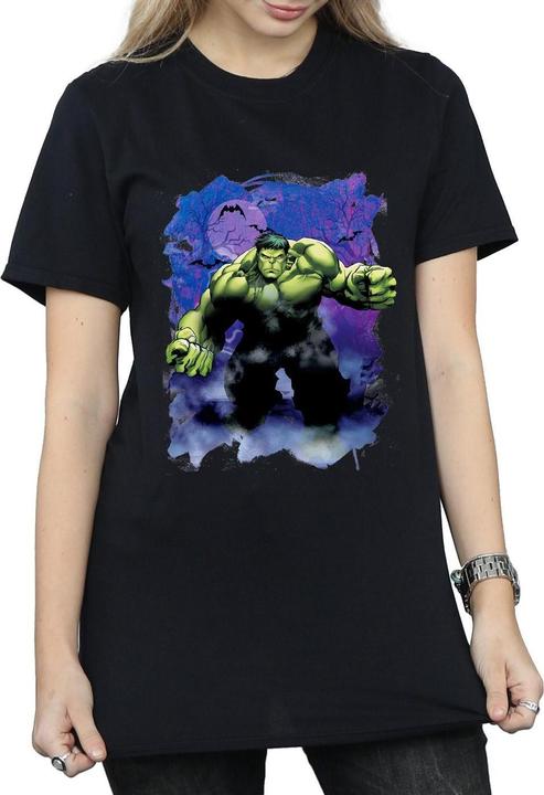 Produktbild Hulk Halloween Spooky Forest Baumwolle Boyfriend TShirt (XXL)